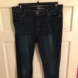Once worn, New York and company skinny jeans